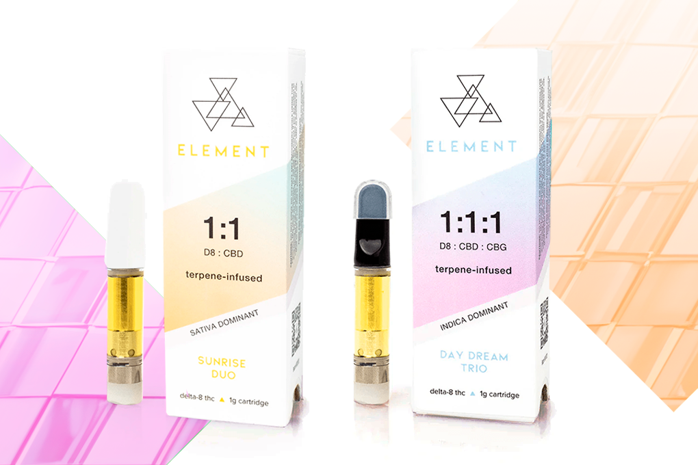 Vaping pack with CBD distillate and terpenes
