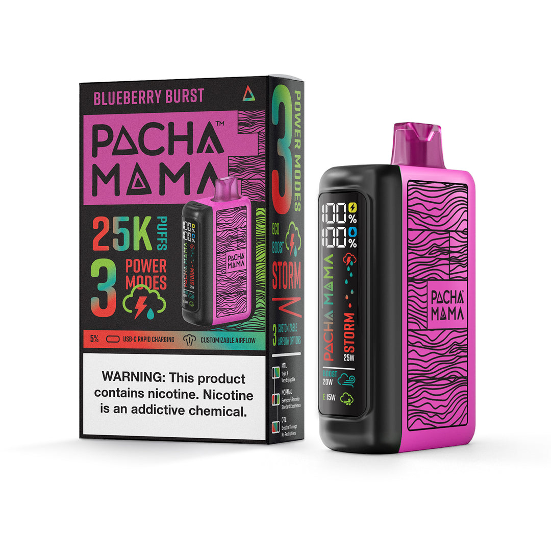 Pachamama 25k Disposable Vape - Smokeless - Vape THC CBD