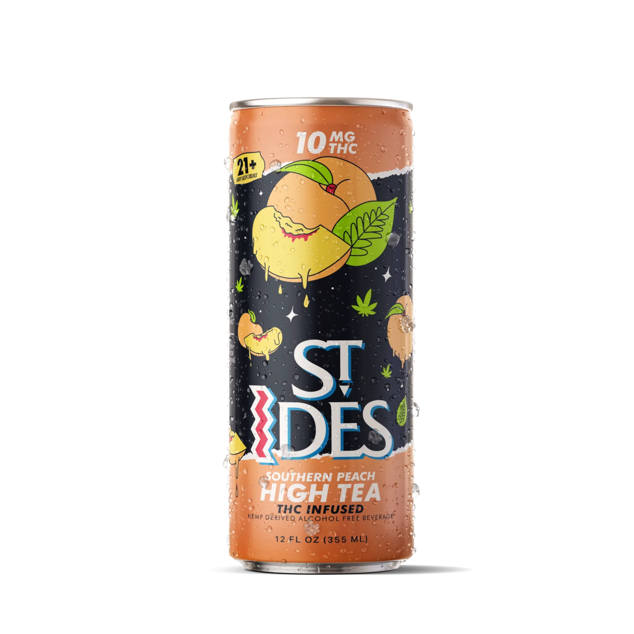 St Ides Southern Peach High Tea - 10mg – Smokeless - Vape THC CBD