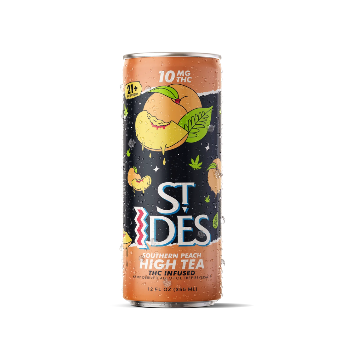 St Ides Southern Peach High Tea - 10mg - Smokeless - Vape THC CBD