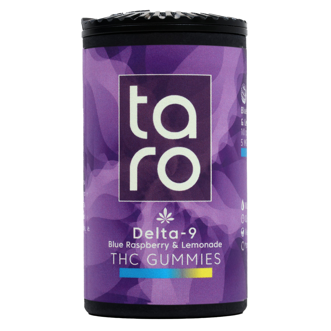 TARO Nano THC Gummies - Blue Raspberry Lemonade 5mg/50mg - Smokeless - Vape and CBD