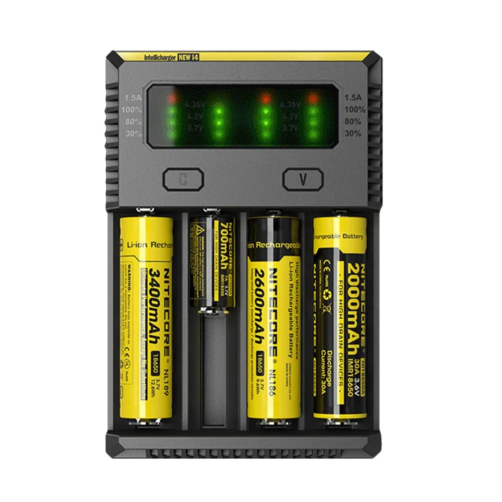 Nitecore i4 Charger Smokeless - Vape THC CBD Nitecore i4 Charger Smokeless - Vape THC CBD