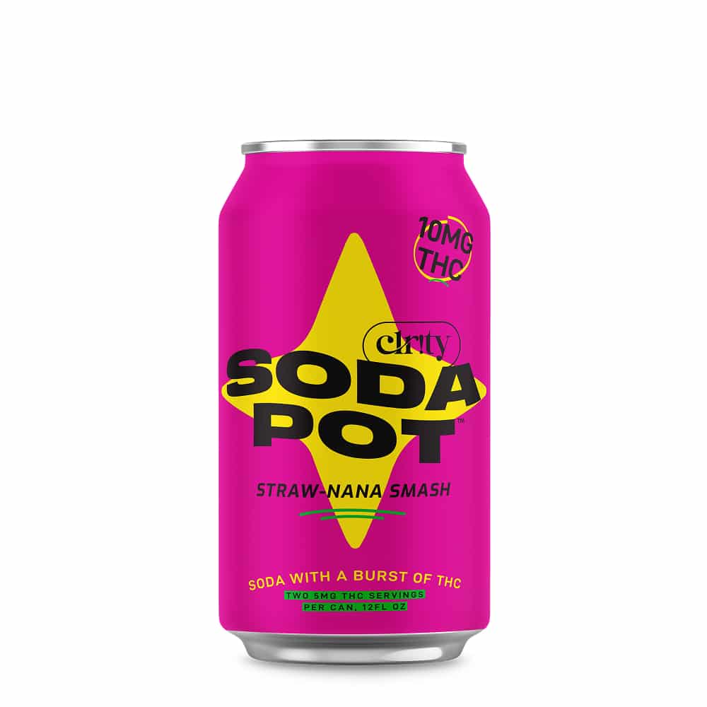 SodaPot Straw-Nana Smash THC Soda 10mg