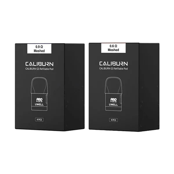Uwell Caliburn G3 Replacement Pods Smokeless Vape THC CBD