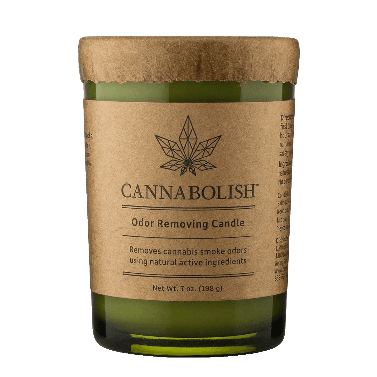 Cannabolish Odor Removing Candle - Smokeless - Vape and CBD
