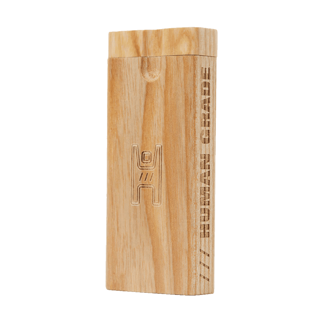 Human Grade™ Wooden Dugout - Smokeless - Vape THC CBD