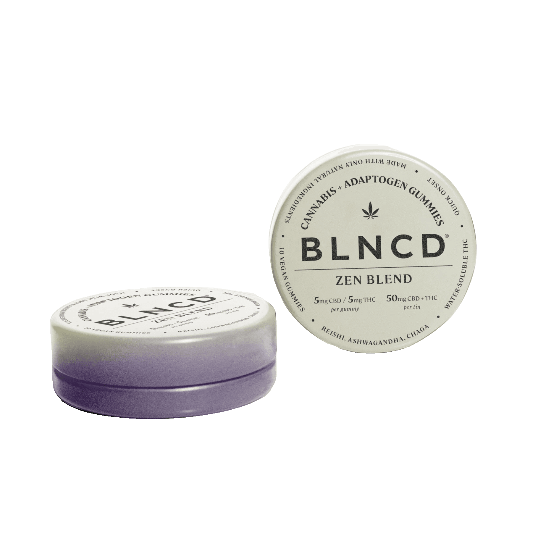 BLNCD Adaptogen + THC Gummies - Zen Blend - Smokeless - Vape THC CBD