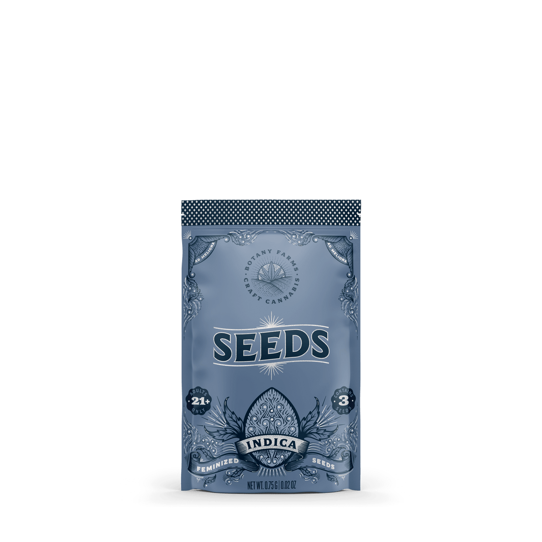 Botany Farms Feminized Seeds - Grandaddy Purple- Indica 3-Pack - Smokeless - Vape and CBD