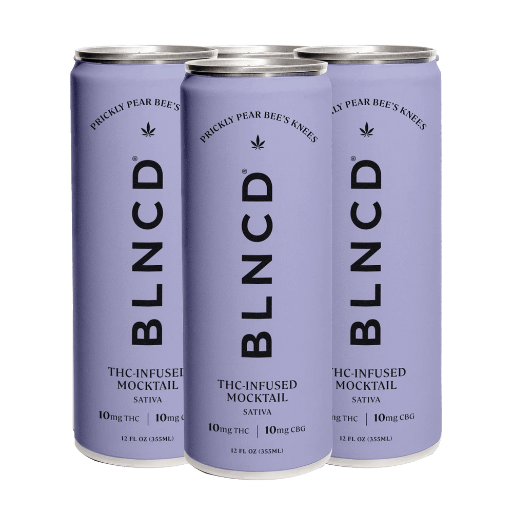 BLNCD Delta 9 THC Mocktail 10mg - Prickly Pear Bee's Knees - Smokeless - Vape THC CBD