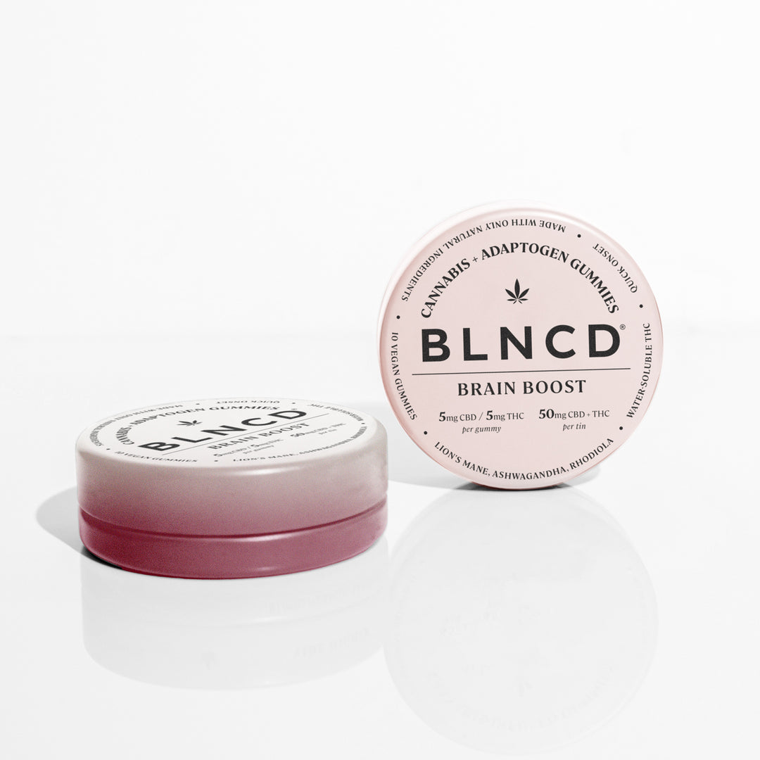 BLNCD Adaptogen + THC Gummies - Brain Boost - Smokeless - Vape THC CBD