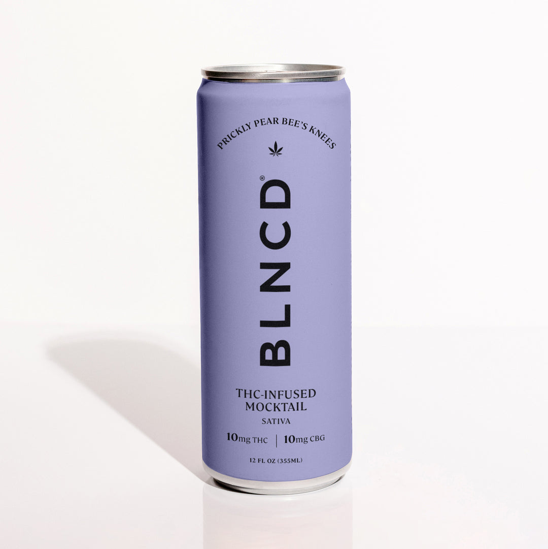 BLNCD Delta 9 THC Mocktail 10mg - Prickly Pear Bee's Knees - Smokeless - Vape THC CBD