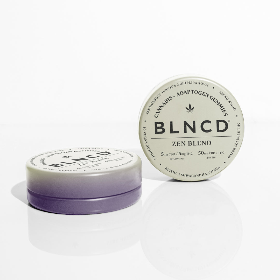 BLNCD Adaptogen + THC Gummies - Zen Blend - Smokeless - Vape THC CBD