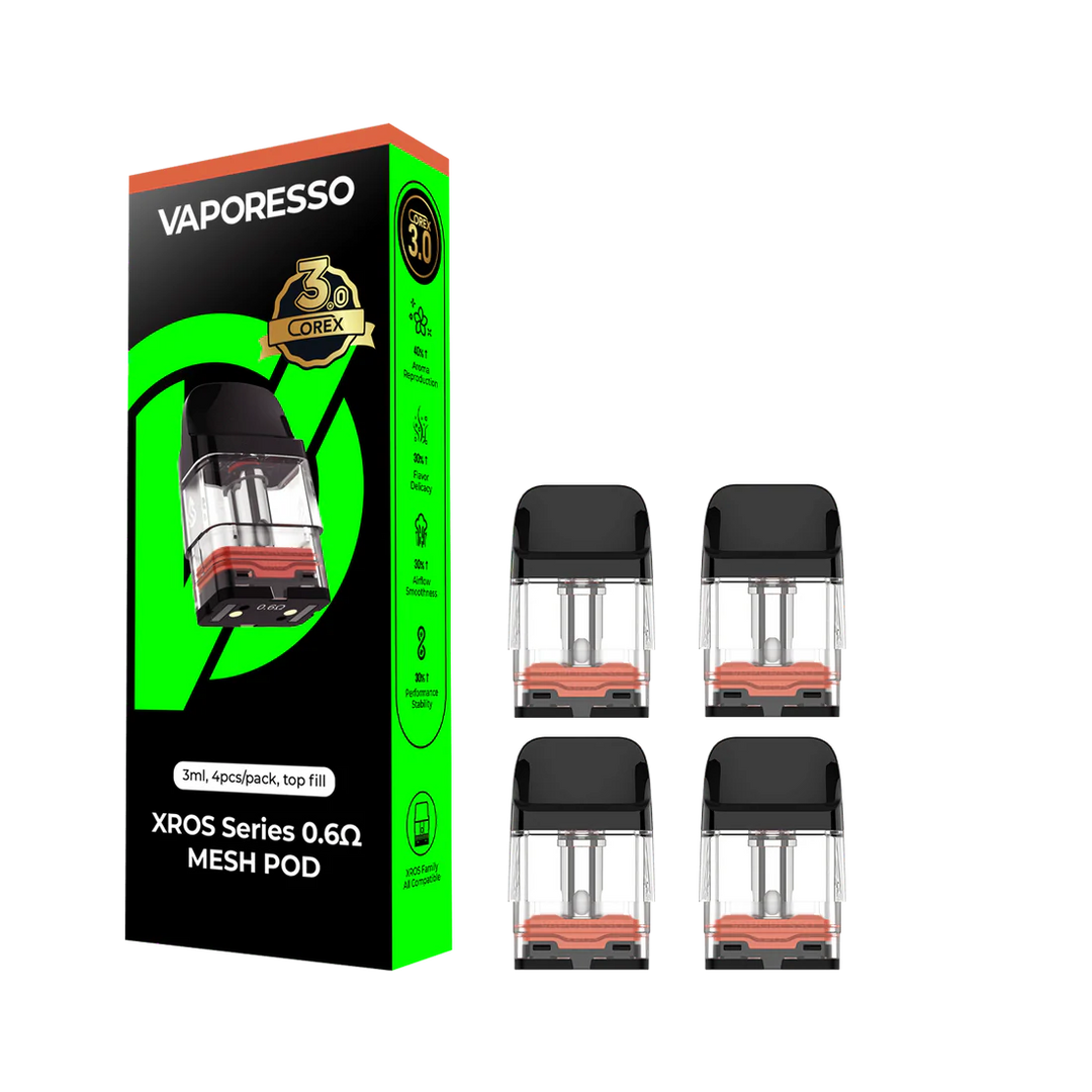 Vaporesso XROS Series Corex 3ml Pods Smokeless - Vape THC CBD Vaporesso XROS Series Corex 3ml Pods Smokeless - Vape THC CBD