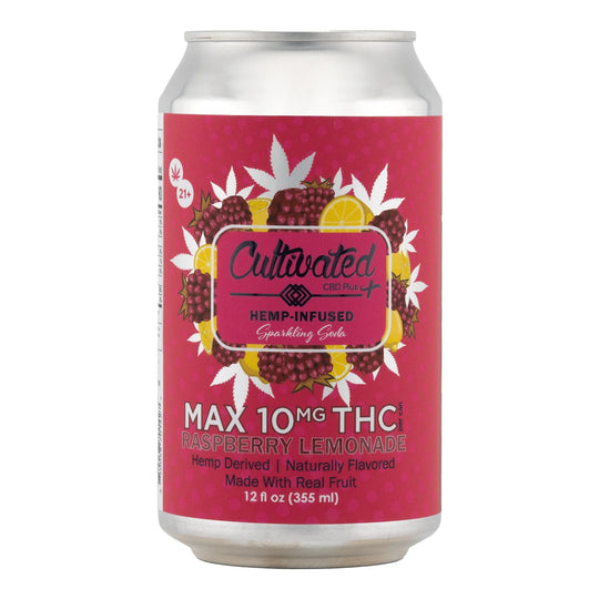 Cultivated THC Sparkling Sodas 10mg - Smokeless - Vape THC CBD