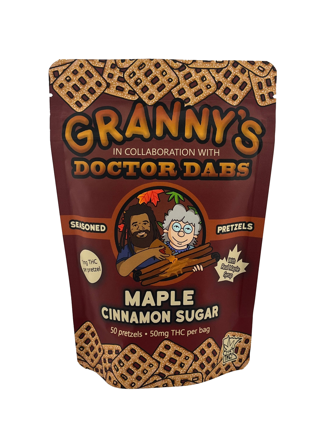 Granny's THC Pretzels 50mg - Smokeless - Vape THC CBD