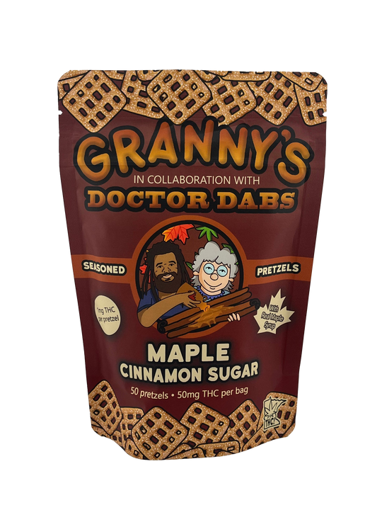 Granny's THC Pretzels 50mg - Smokeless - Vape THC CBD