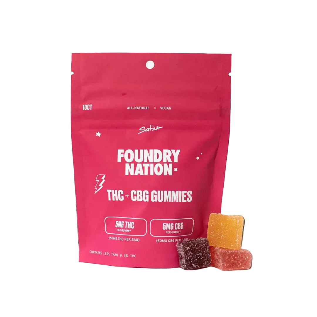 Foundry THC + CBG Gummies 5mg/50mg