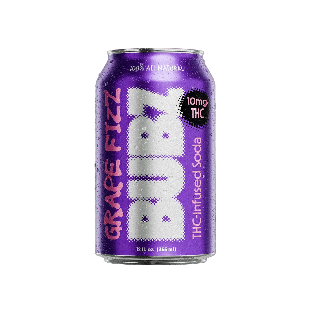 BUBZ Grape Fizz THC Soda 10mg