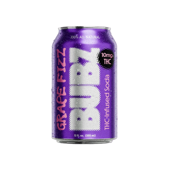BUBZ Grape Fizz THC Soda 10mg