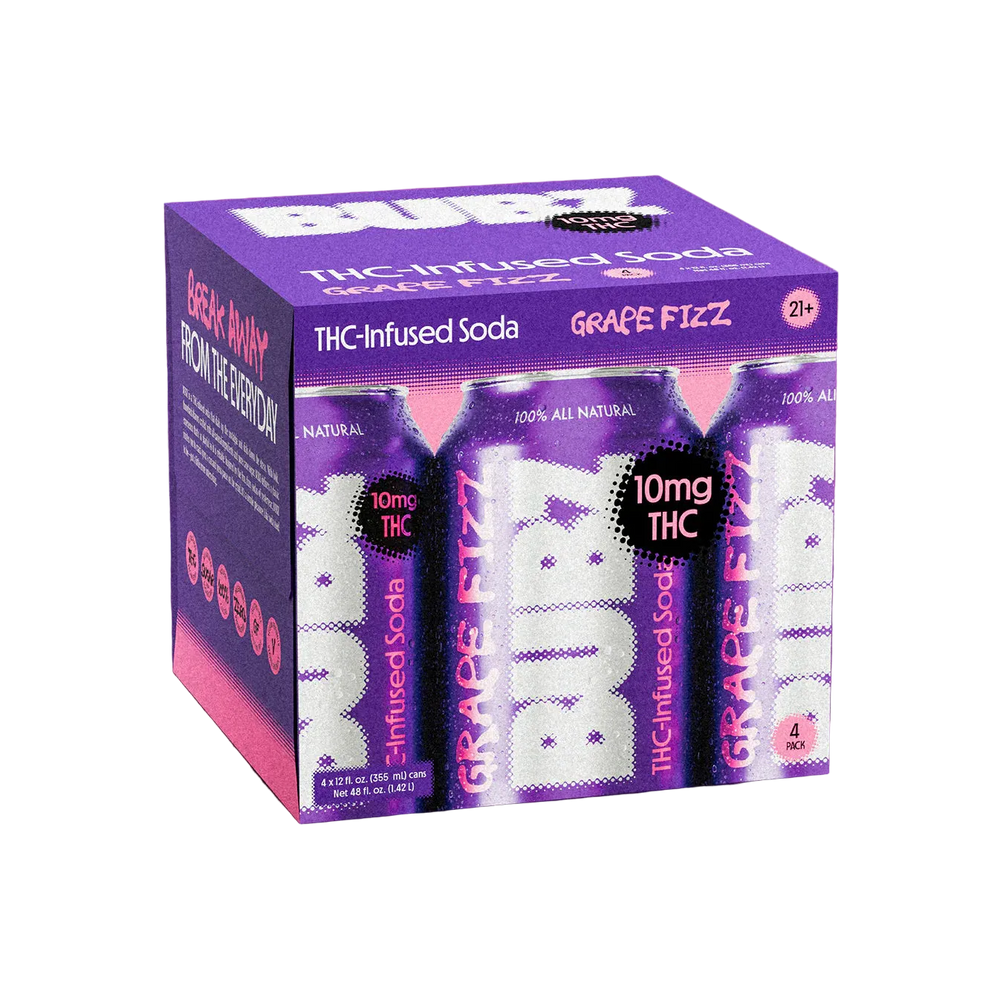 BUBZ Grape Fizz THC Soda 10mg