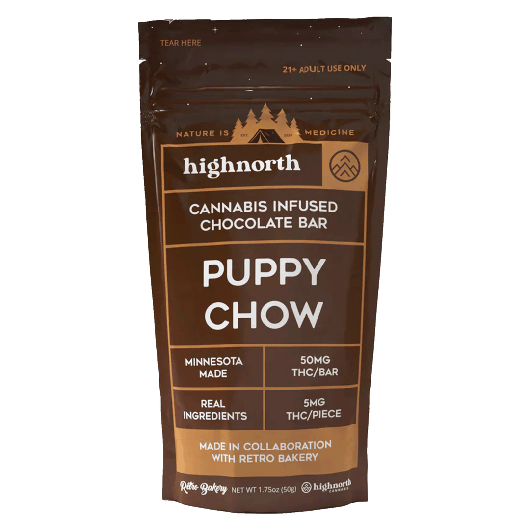 Retro Bakery THC Peanut Butter Puppy Chow Bar 50mg - Smokeless - Vape THC CBD