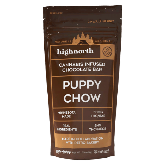Retro Bakery THC Peanut Butter Puppy Chow Bar 50mg - Smokeless - Vape THC CBD