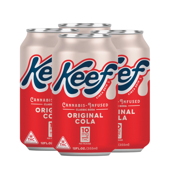 Keef THC Sodas 10mg - Smokeless - Vape THC CBD