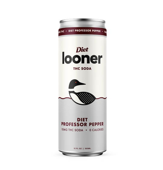Looner Delta 9 Soda - Diet Professor Pepper 10mg