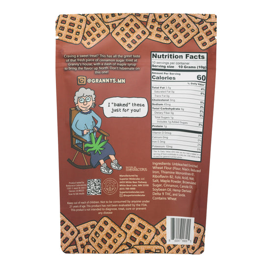 Granny's THC Pretzels 50mg - Smokeless - Vape and CBD