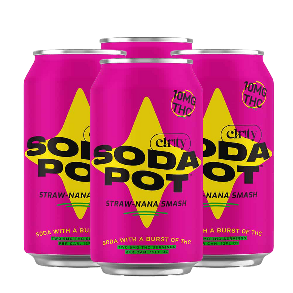 SodaPot Straw-Nana Smash THC Soda 10mg