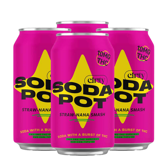 SodaPot Straw-Nana Smash THC Soda 10mg