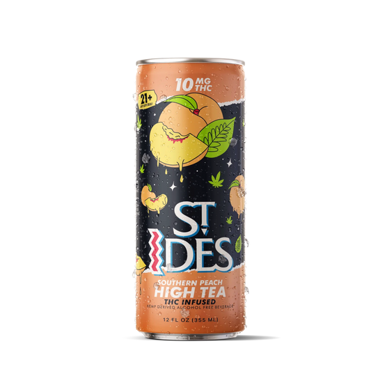 St Ides Southern Peach High Tea - 10mg - Smokeless - Vape THC CBD