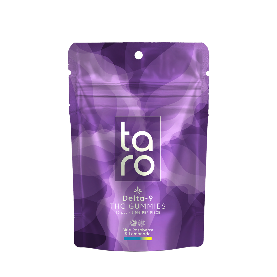taro flavor vape TARO THC Gummies 5mg/50mg – Smokeless