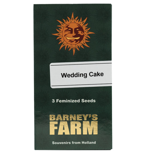 Barney's Feminized Seeds - Wedding Cake - Indica 3-Pack - Smokeless - Vape and CBD