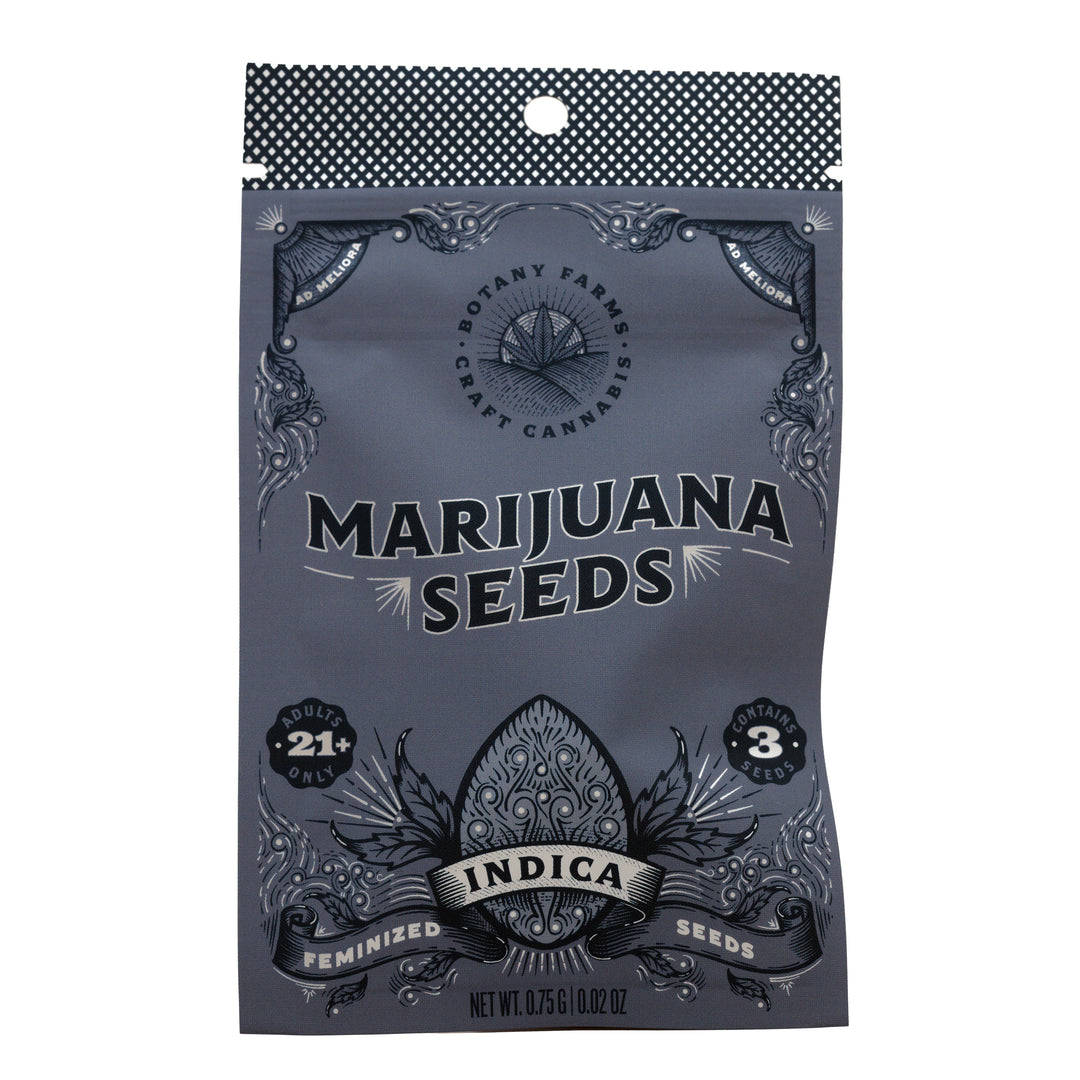 Botany Farms Feminized Seeds - Sherbet Fast Flowering - Indica 3-Pack - Smokeless - Vape and CBD
