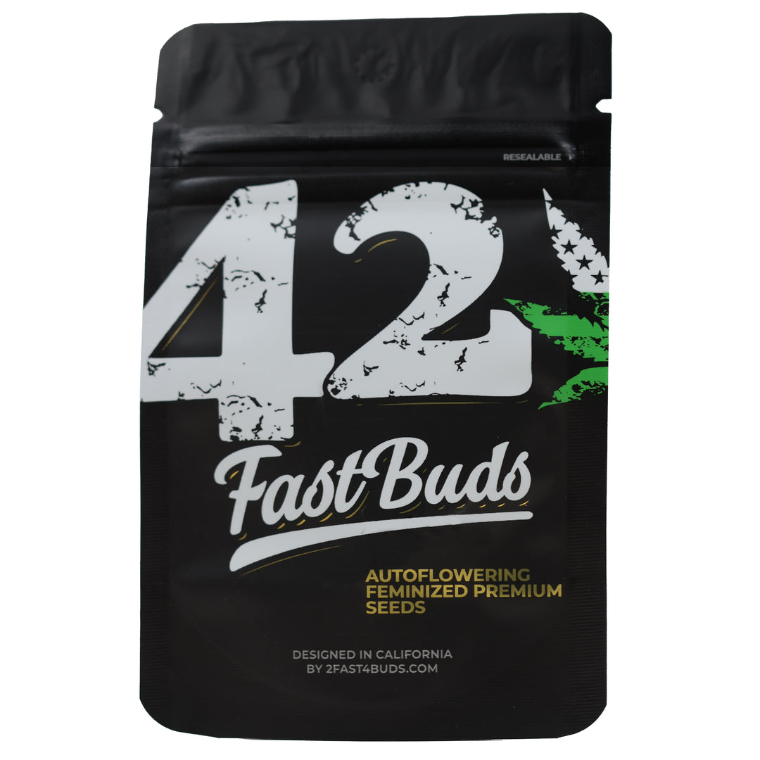 Fast Buds Feminized Autoflower Seeds - G14 Auto - Indica Hybrid 5-Pack - Smokeless - Vape and CBD