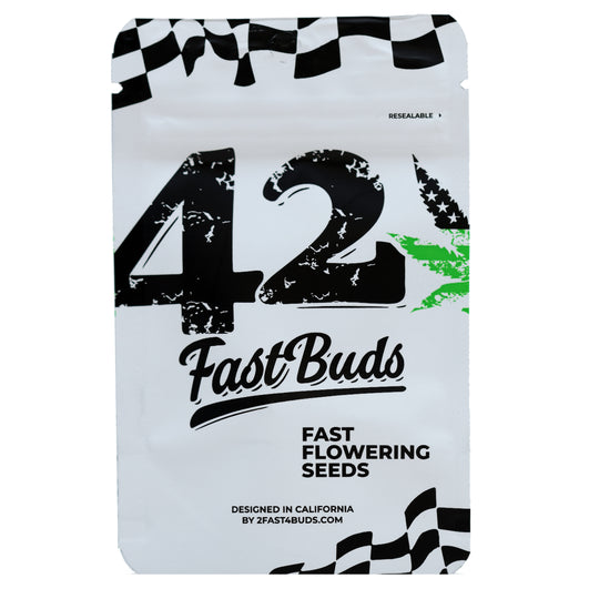 Fast Buds Feminized Seeds - Tropicana Cookies Fast Flowering - Indica Hybrid 5-Pack - Smokeless - Vape and CBD