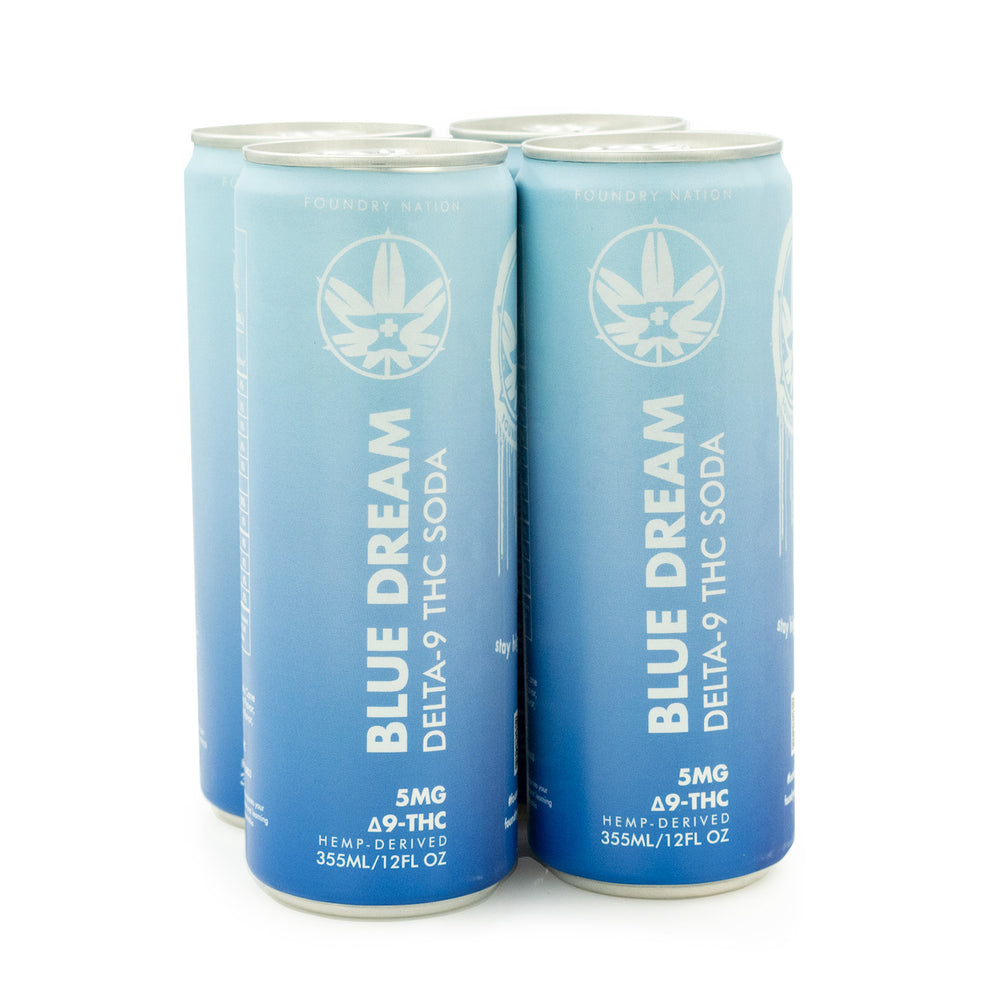 Foundry - Delta 9 Soda - Blue Dream 5mg - Smokeless - Vape THC CBD