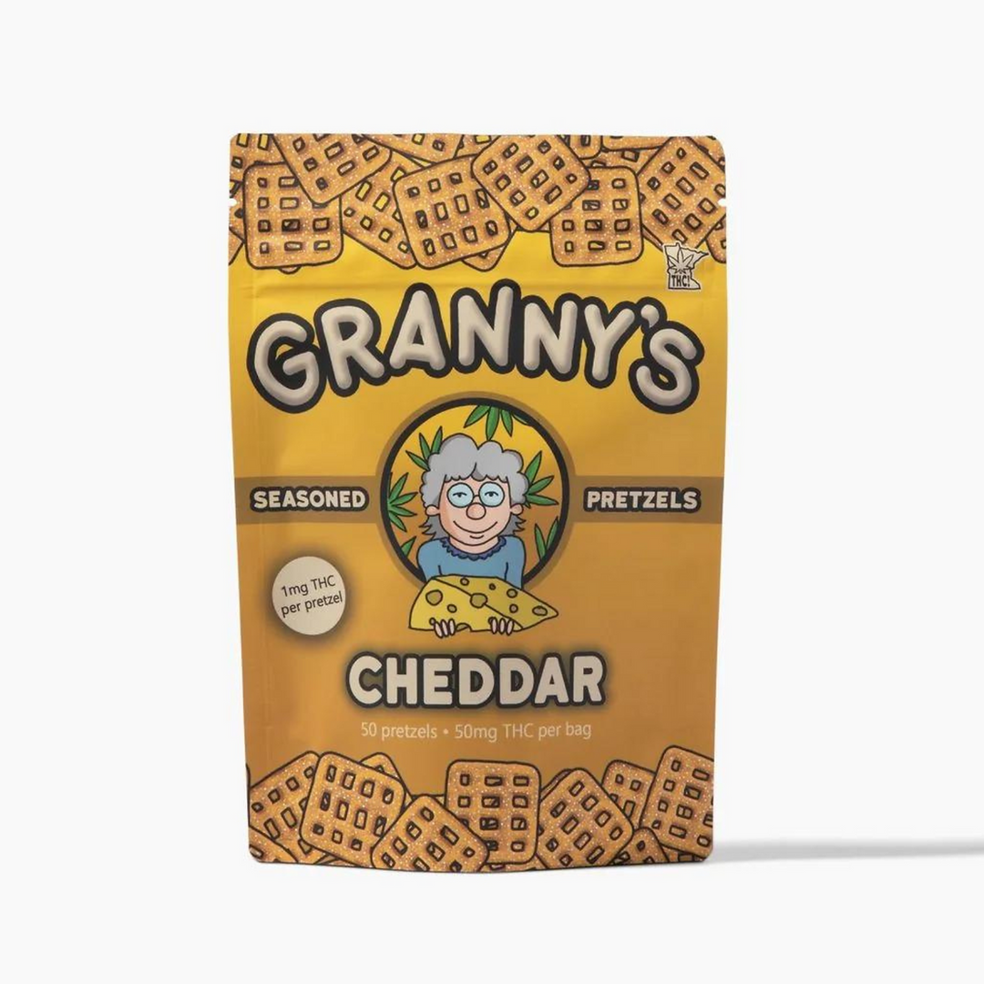 Granny's THC Pretzels 50mg - Smokeless - Vape and CBD