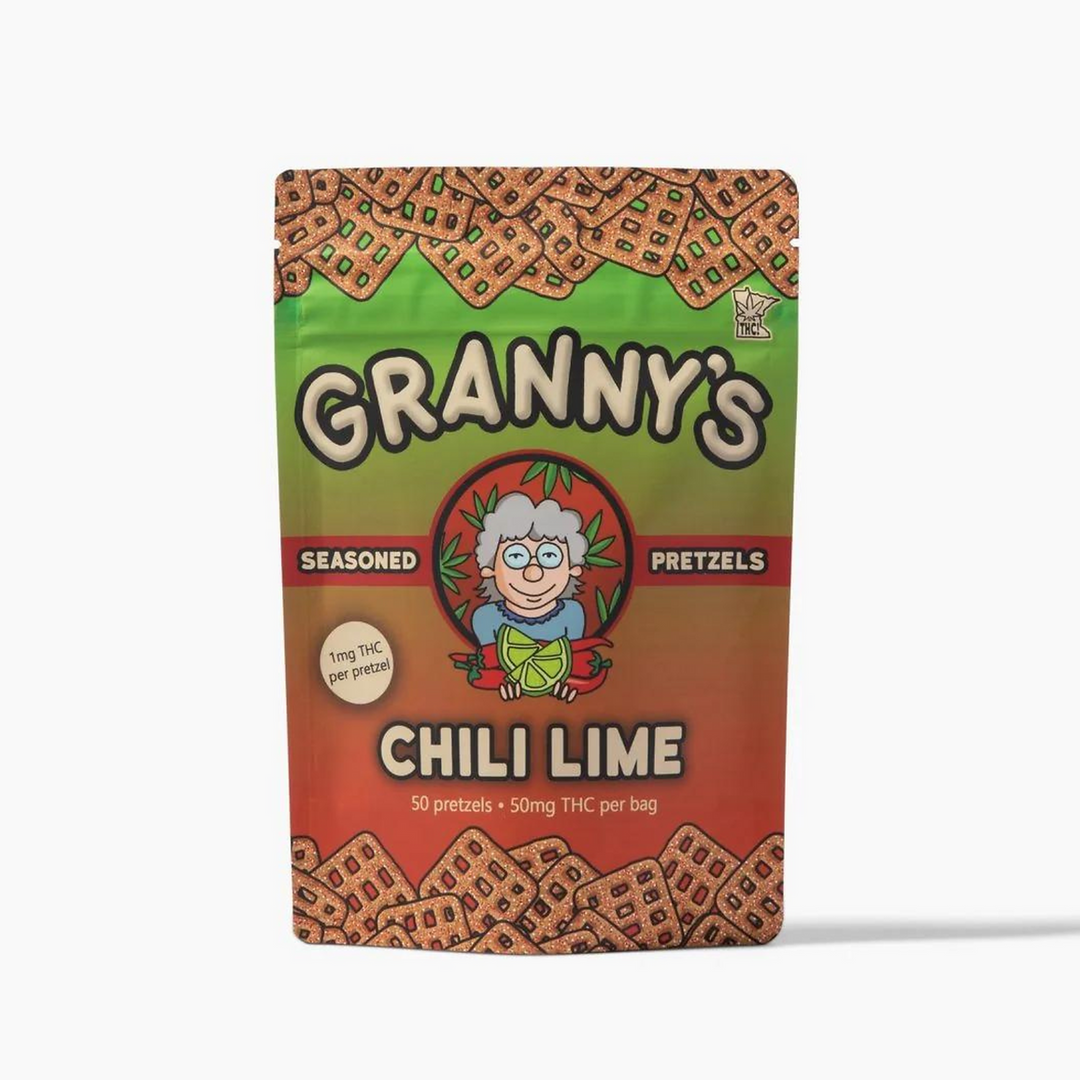 Granny's THC Pretzels 50mg - Smokeless - Vape and CBD