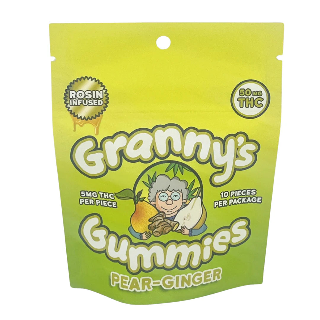 Granny's Rosin-Infused THC Gummies 5mg - Smokeless - Vape THC CBD