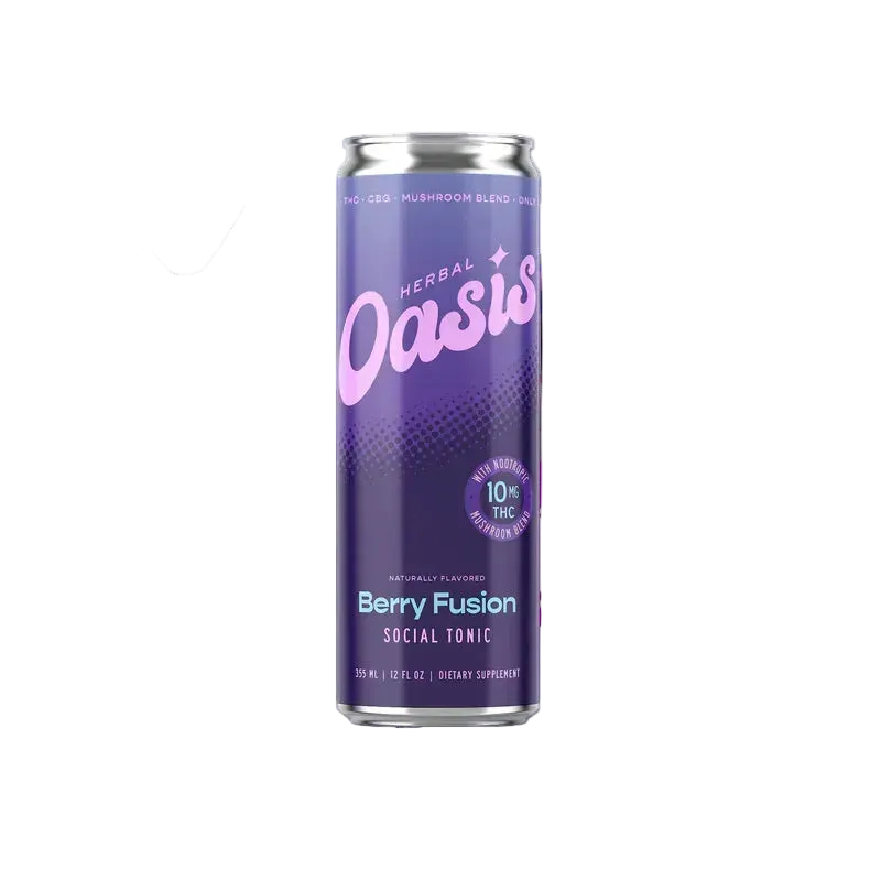 Herbal Oasis - Berry Fusion Social Tonic 10mg - Smokeless - Vape THC CBD