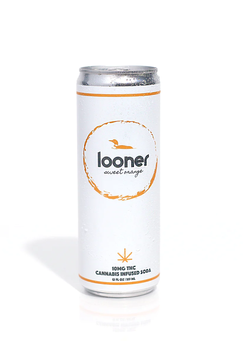 Looner Delta 9 Soda - Sweet Orange 10mg - Smokeless - Vape and CBD