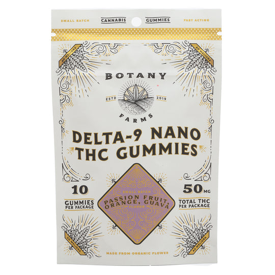 Botany Farms Nano THC Gummies 5mg/50mg - Smokeless - Vape and CBD