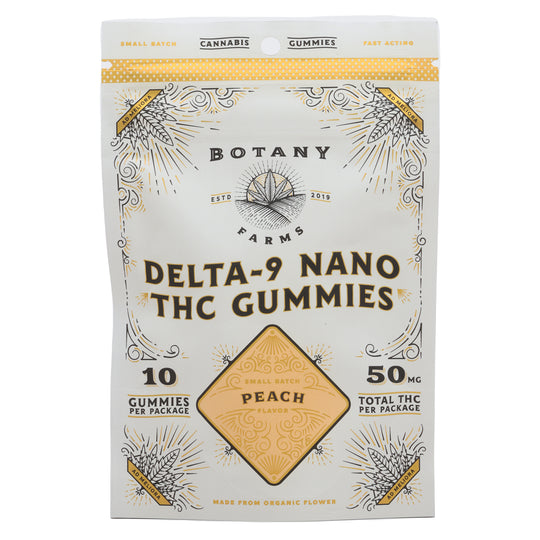 Botany Farms Nano THC Gummies 5mg/50mg - Smokeless - Vape and CBD