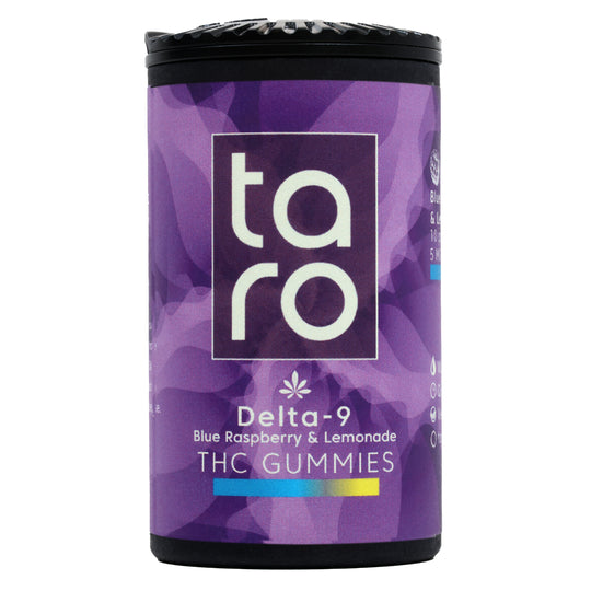 TARO Nano THC Gummies - Blue Raspberry Lemonade 5mg/50mg - Smokeless - Vape and CBD
