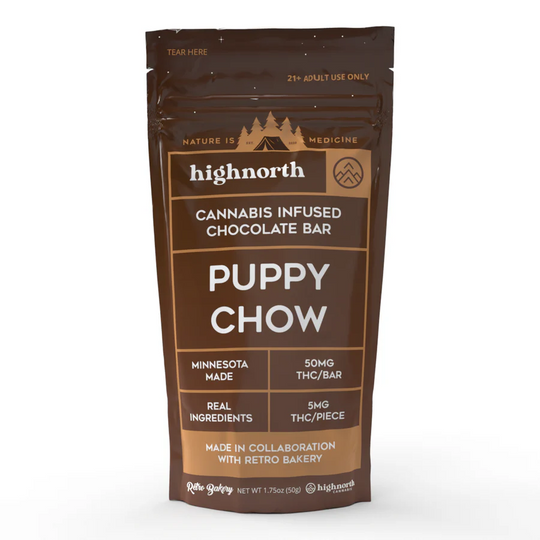 Retro Bakery THC Peanut Butter Puppy Chow Bar 50mg - Smokeless - Vape THC CBD