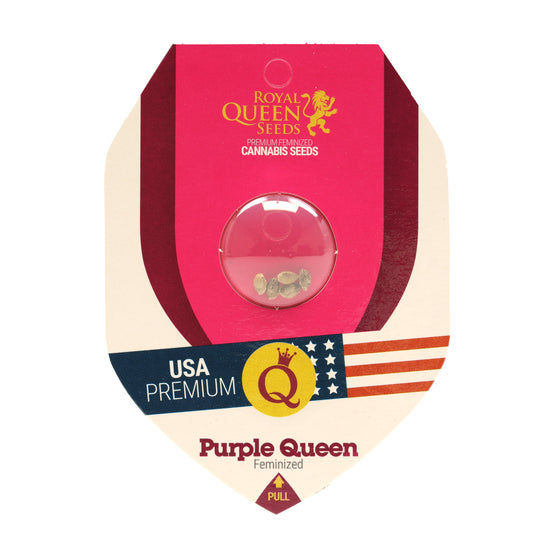 Royal Queen USA Premium Feminized  Seeds - Purple Queen - Indica Hybrid - Smokeless - Vape and CBD