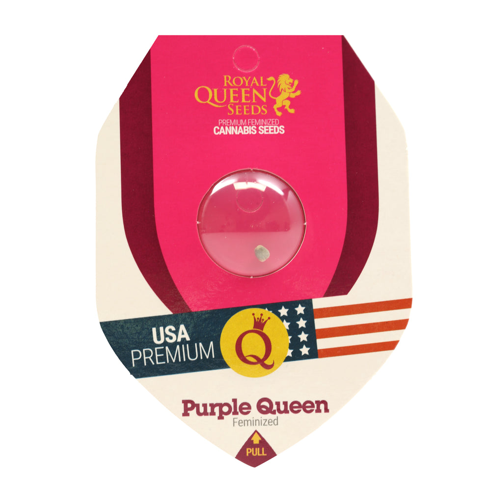 Royal Queen USA Premium Feminized  Seeds - Purple Queen - Indica Hybrid - Smokeless - Vape and CBD