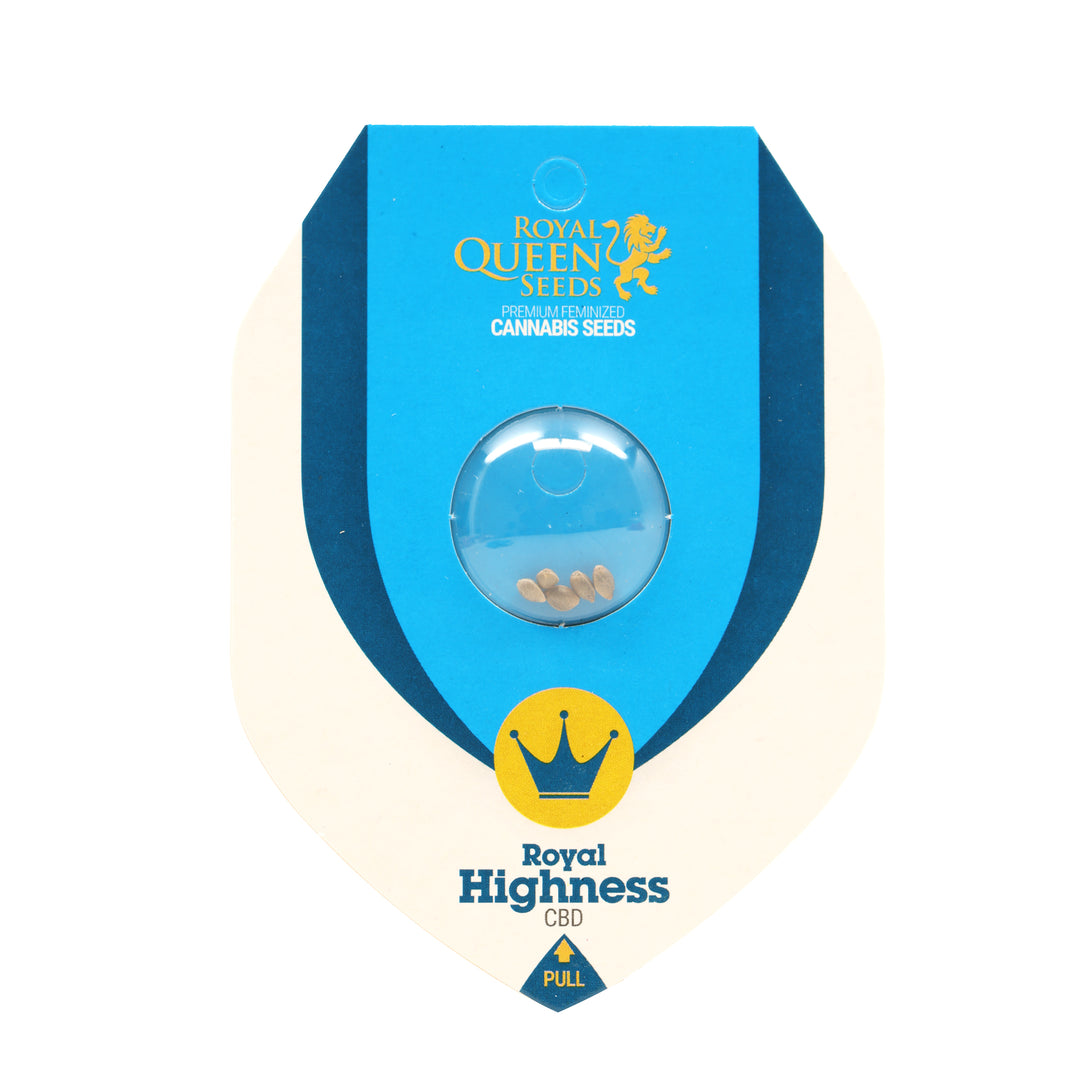 Royal Queen Feminized  CBD Seeds - Royal Highness- Hybrid - Smokeless - Vape and CBD